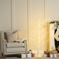 4ft Christmas White Micro Dot Tree with 500 Warm White LEDs