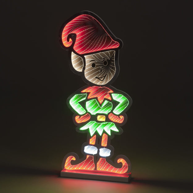 60cm Santa's Elf Magical Christmas Infinity Light