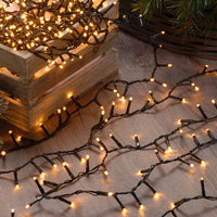 1000 Traditional Warm White Firefly Twinkling Christmas Lights - 2