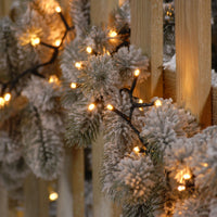 600 Traditional Warm White Firefly Twinkling Christmas Lights - 6