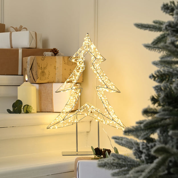 Dewdrop Christmas Tree Silhouette with 720 Warm White LED's