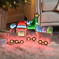 70cm Magical Christmas Train Infinity Light