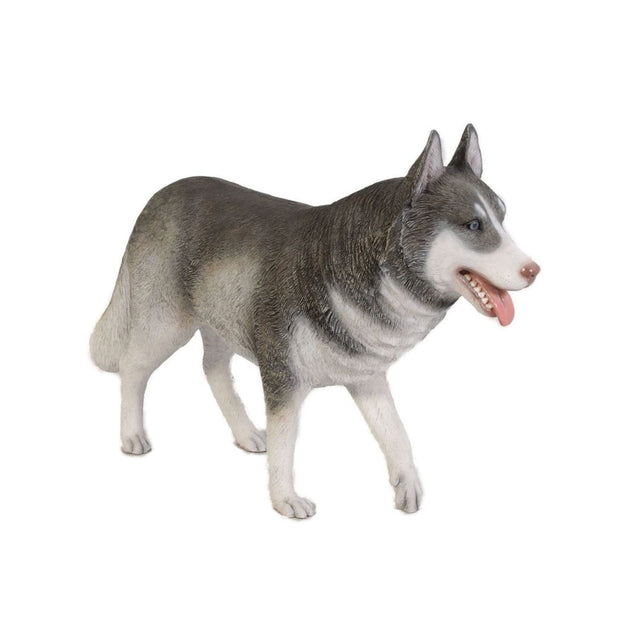 4ft Siberian Husky Commercial Christmas Display Prop