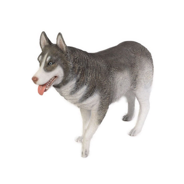 4ft Siberian Husky Commercial Christmas Display Prop