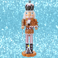 Gingerbread Wooden Christmas Nutcracker - 2