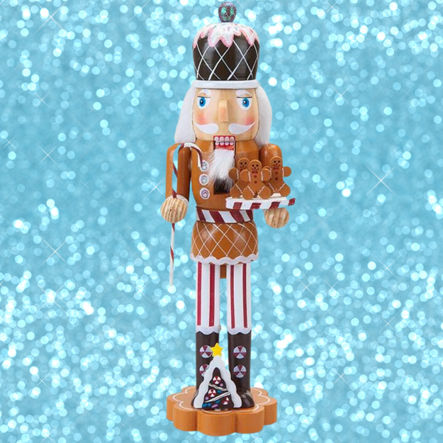 Gingerbread Wooden Christmas Nutcracker