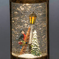 Dickensian Traditional Christmas Scene Magical Glitter Water Spinner - 2