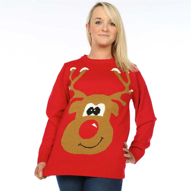 Reindeer Christmas Jumper Extra Large