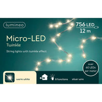 756 Warm White Micro-LED Twinkle Effect Lights - 2