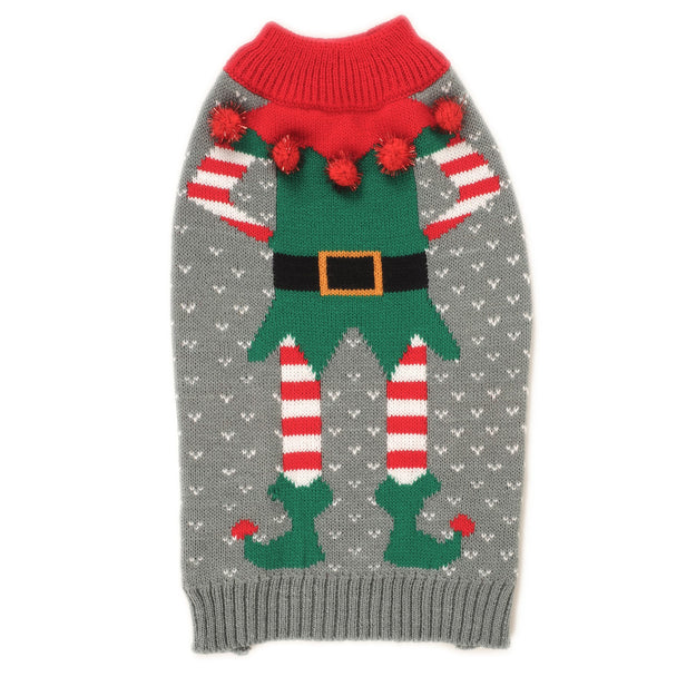 Merry Elf Dog Christmas Jumper 45cm