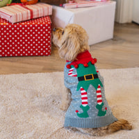 Merry Elf Dog Christmas Jumper 45cm - 2