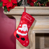 Merry Christmas Character Stocking Santa Design