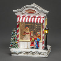 Christmas Candy Shop with Santa and Children Water Spinner - 3