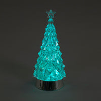 Colour Changing LED Crystal Christmas Tree Water Spinner - 2