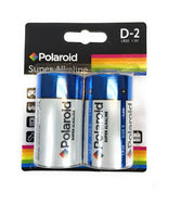 2 Pack of D Cell Super Alkaline Batteries