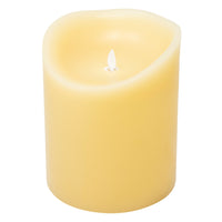 18cm Cream Dancing Flame Candle - 2