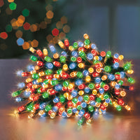 360 Multi Coloured Supabrights Multi Action LED String Lights with Timer