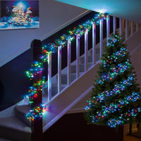 960 Multi Coloured Multi Action LED Cluster Lights with Timer - 3