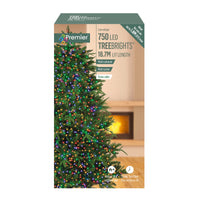 750 Multi Coloured Treebrights Multi Action LED Lights with Timer - 4