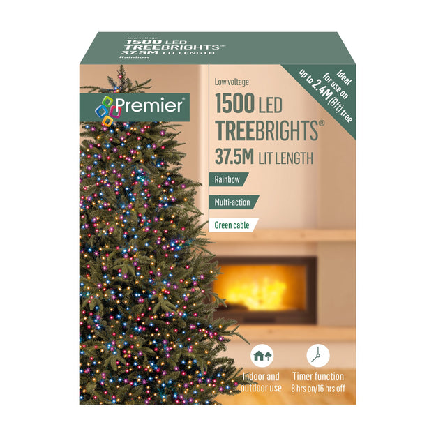 1500 Rainbow Treebrights Multi Action LED Lights with Timer