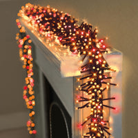 960 Vintage Gold and Red Multi Action LED Cluster Lights with Timer - 2