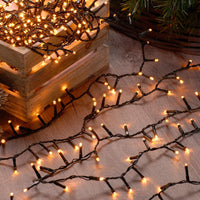 600 Traditional Warm White Firefly Twinkling Christmas Lights - 2